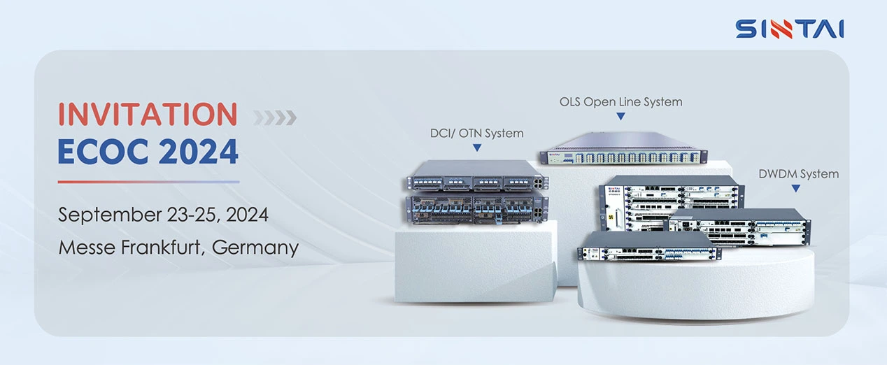 Invitación cálida de la exposición SINTAI en ECOC 2024 · Alemania